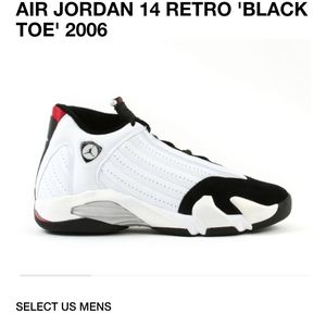 Jordan 14 Black Toe